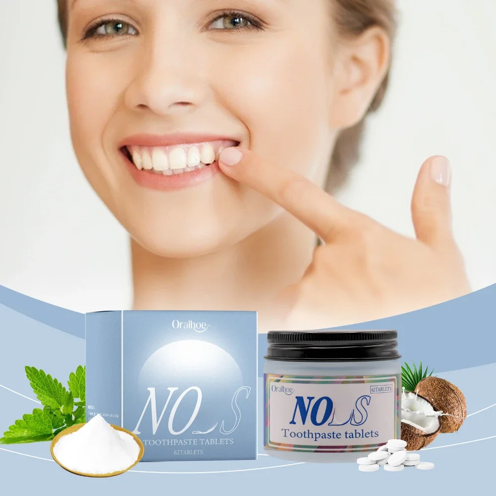 Teeth Whitening With Baking Soda - Whitening Toothpaste Tablests Removal Tooth Stains