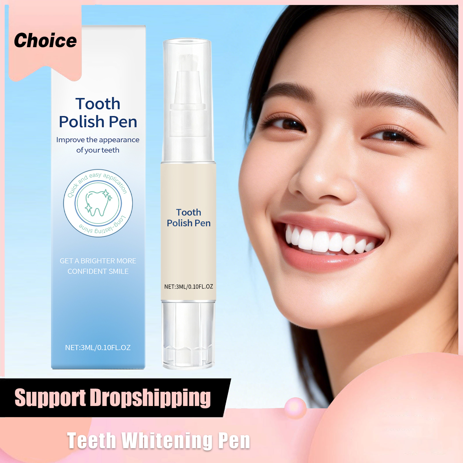 Teeth Whitening Gel Pen - Teeth Whitening Pen Removes Dental Plaque