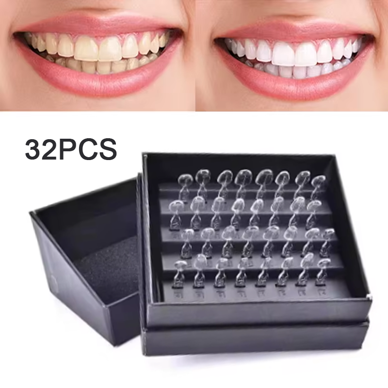 Teeth Whitening Moulds - 32Pcs/Box Dental Veneer Mould Kit Composite