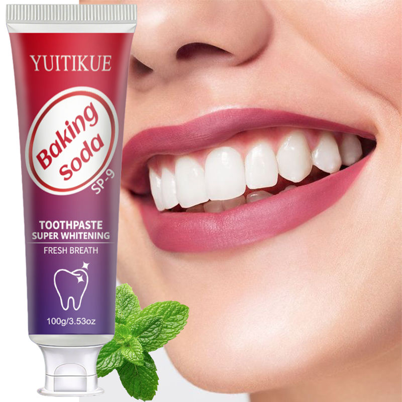 Teeth Whitening With Baking Soda - YUITIKUE Baking Soda Toothpaste, 100g SP-9
