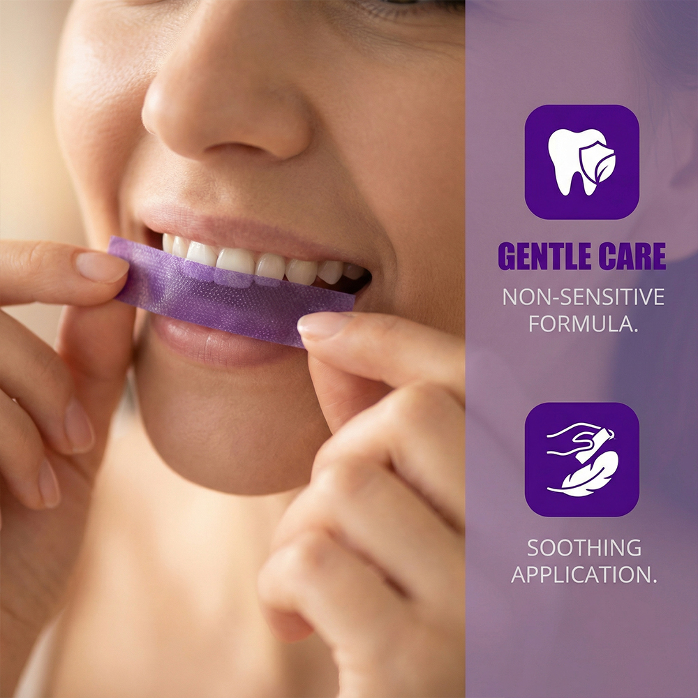 Purple Teeth Whitening Strips- - огляд і ціна Teeth Whitening Home Kit