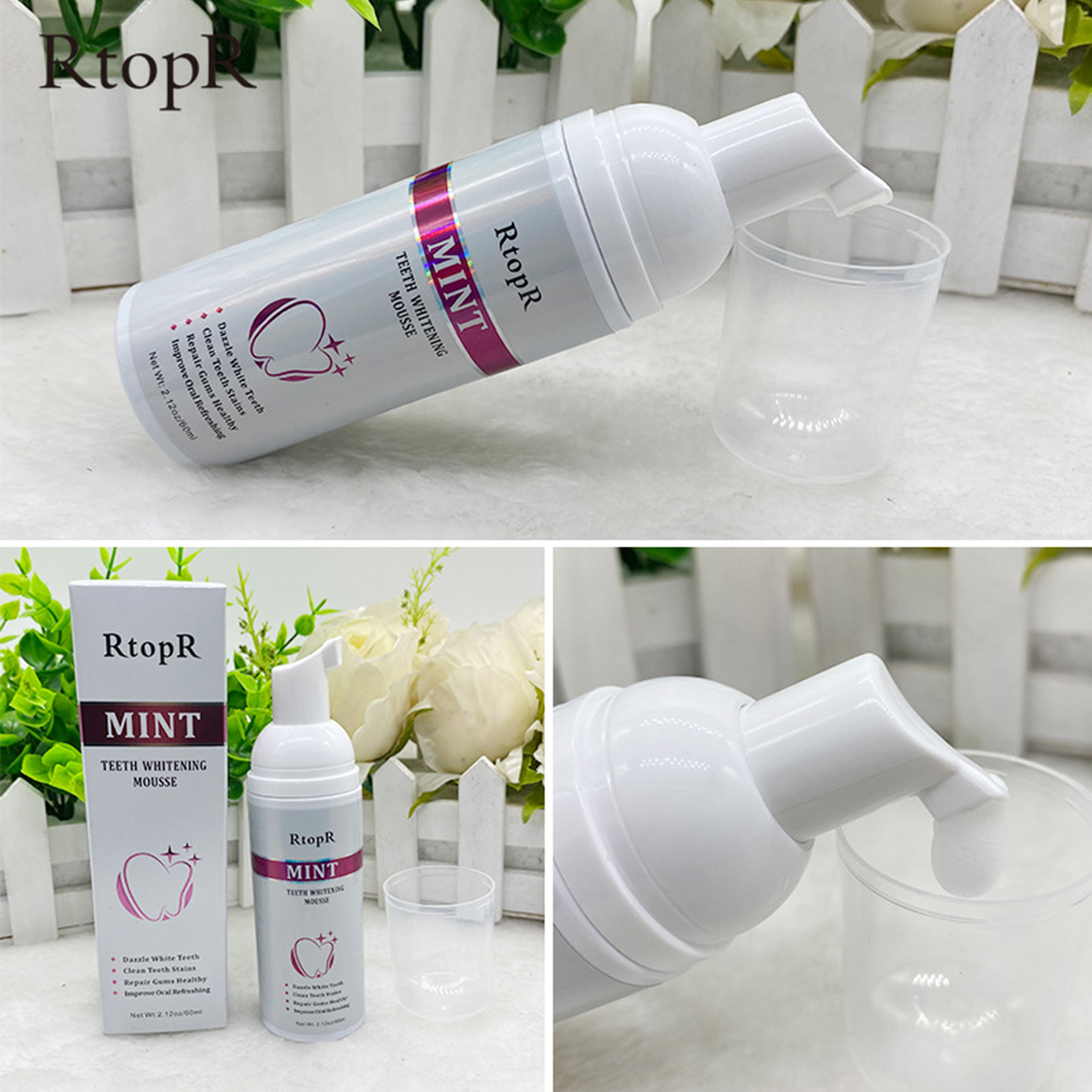 Teeth Whitening Mousse Mint Fo - огляд і ціна Teeth Whitening With Baking Soda