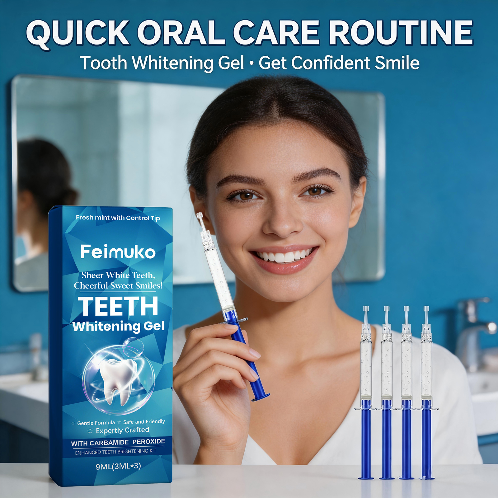 Teeth Whitening Gel Gentle Cle - огляд і ціна Teeth Whitening Gel