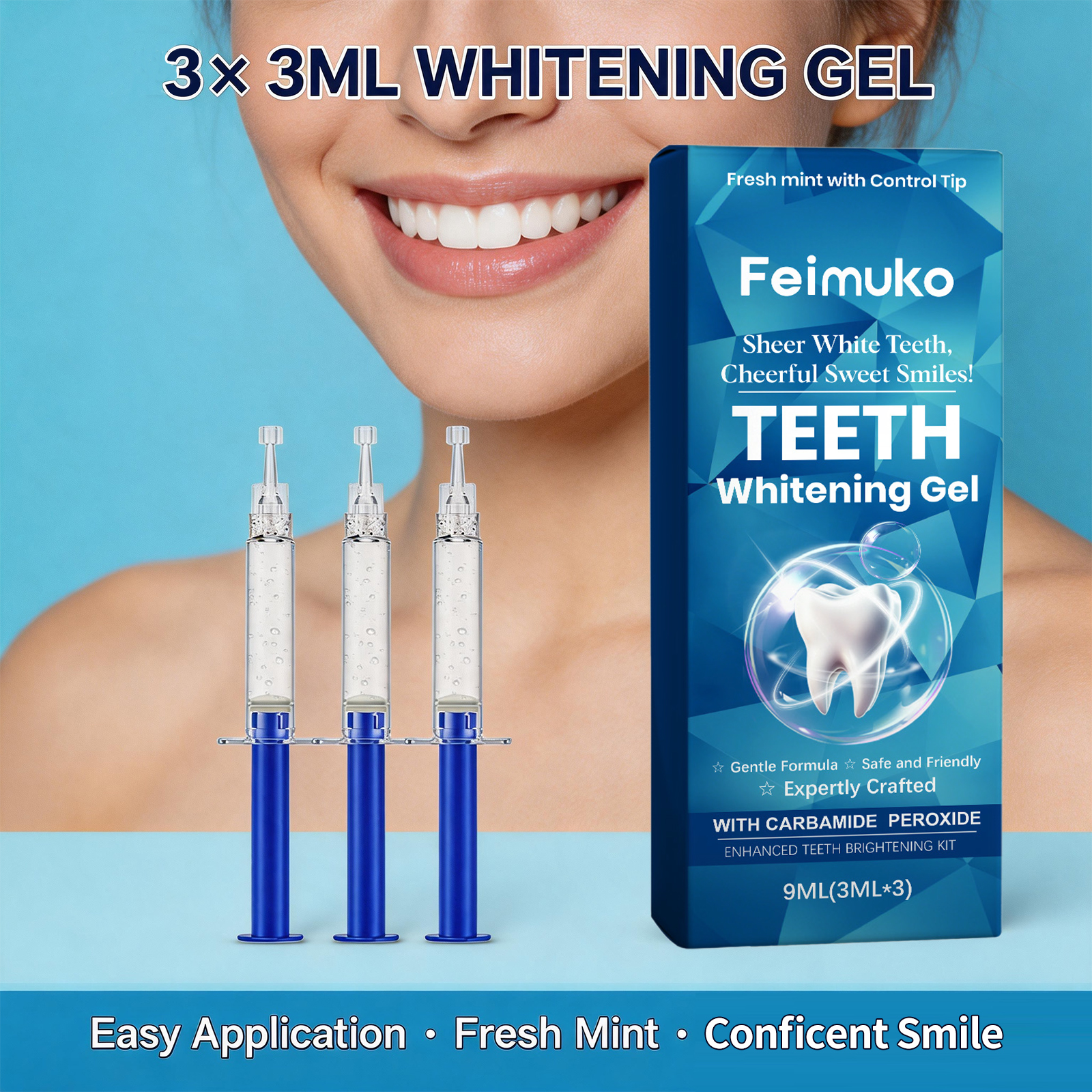 Teeth Whitening Gel Gentle Cle - огляд і ціна Teeth Whitening Gel