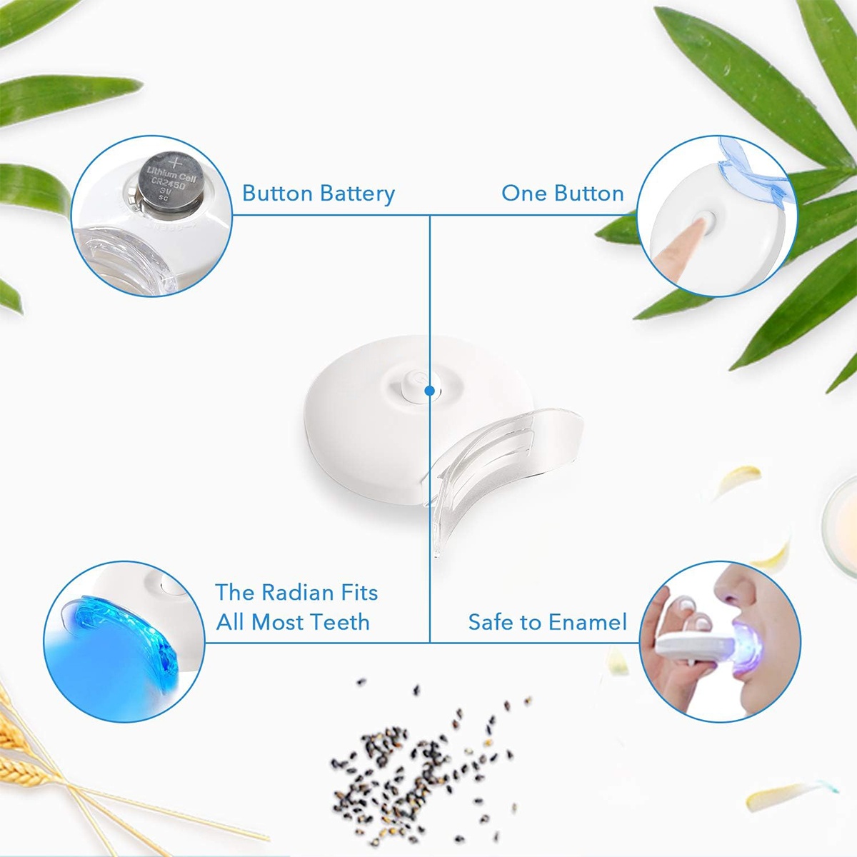 Teeth Whitening Kit - 5X LED L - огляд і ціна Led Mouth Tray