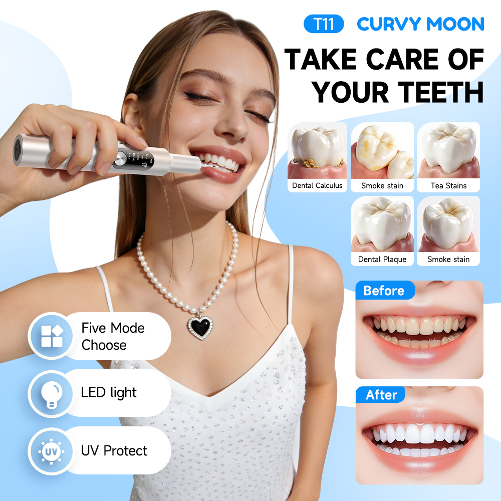 CURVY MOON T11 Electric Ultras - огляд і ціна Teeth Whitening Kit Professional