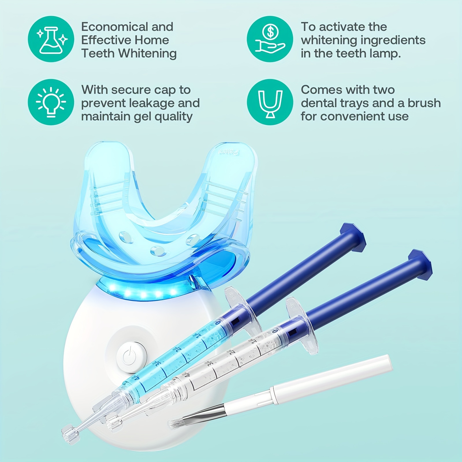 LED Teeth Whitening Light with - огляд і ціна Led Mouth Tray