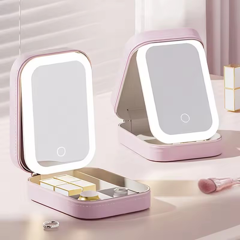 Smart LED Makeup Case With Mir - огляд і ціна Led Mouth Tray