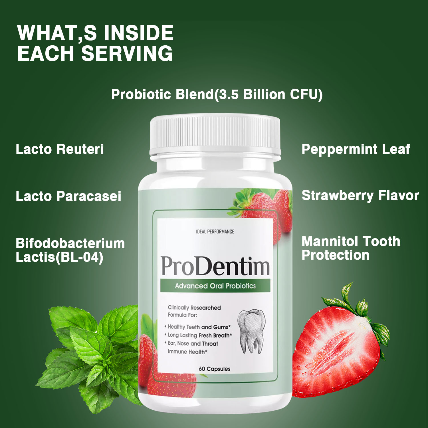 Advanced Oral Probiotics - Pro - огляд і ціна Teeth Whitening Enzymes