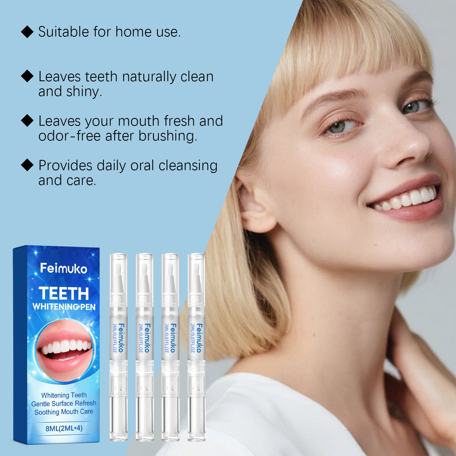 Feimuko 8ml Teeth Gel Pen Gent - огляд і ціна Teeth Whitening Gel Pen