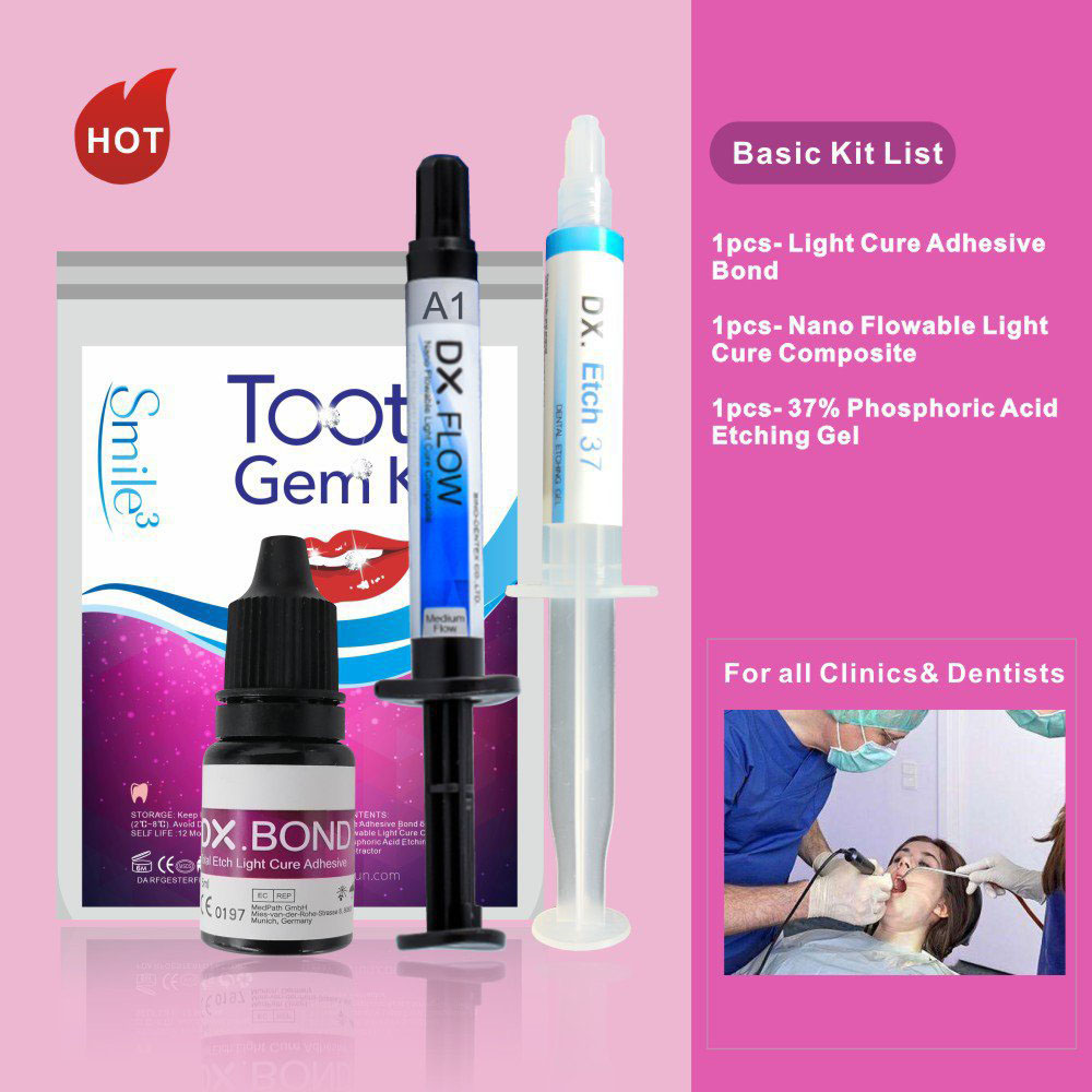 HOT Tooth Gem Kit Teeth Decora - огляд і ціна Teeth Whitening Gel