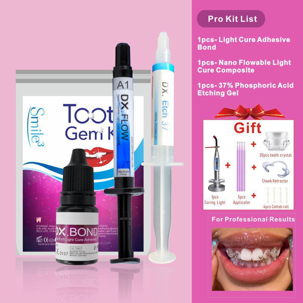 HOT Tooth Gem Kit Teeth Decora - огляд і ціна Teeth Whitening Gel