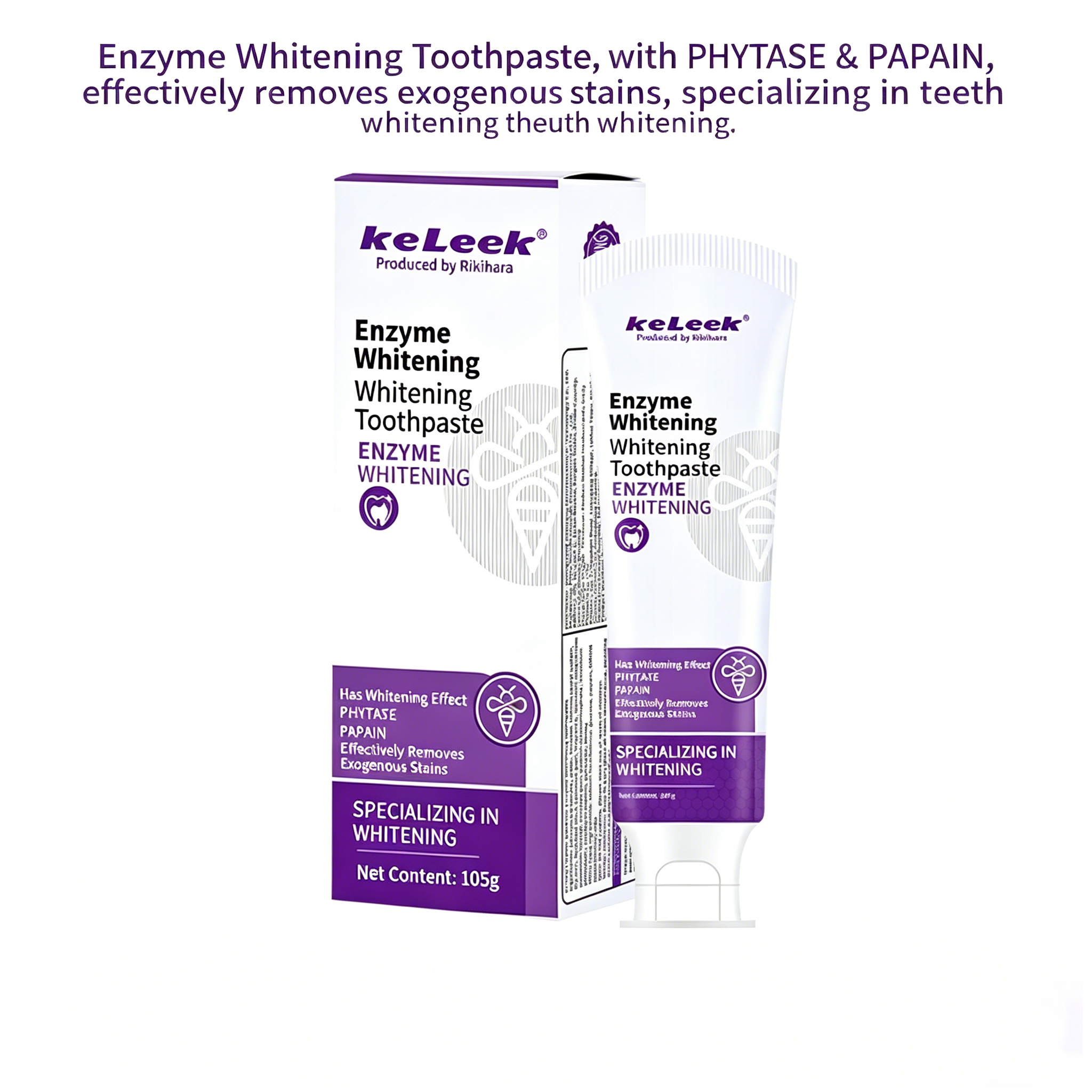 KeLeek Enzyme Whitening Toothp - огляд і ціна Teeth Whitening Enzymes
