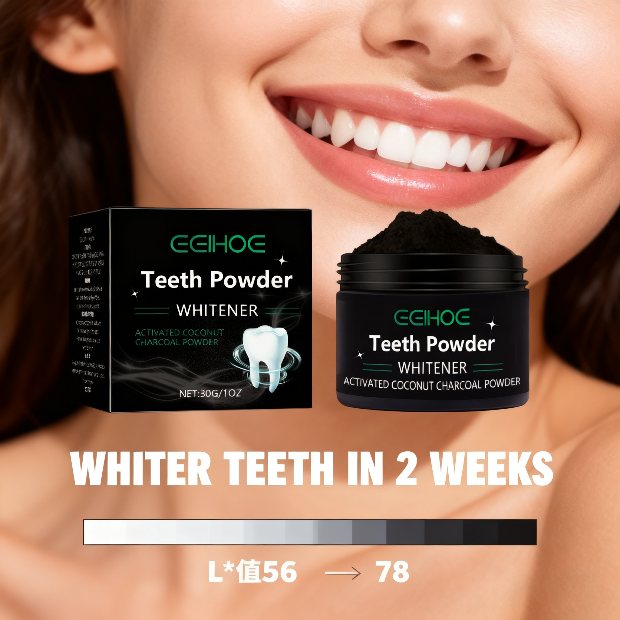 Natural Teeth Whitening Powder - огляд і ціна Teeth Whitening With Baking Soda