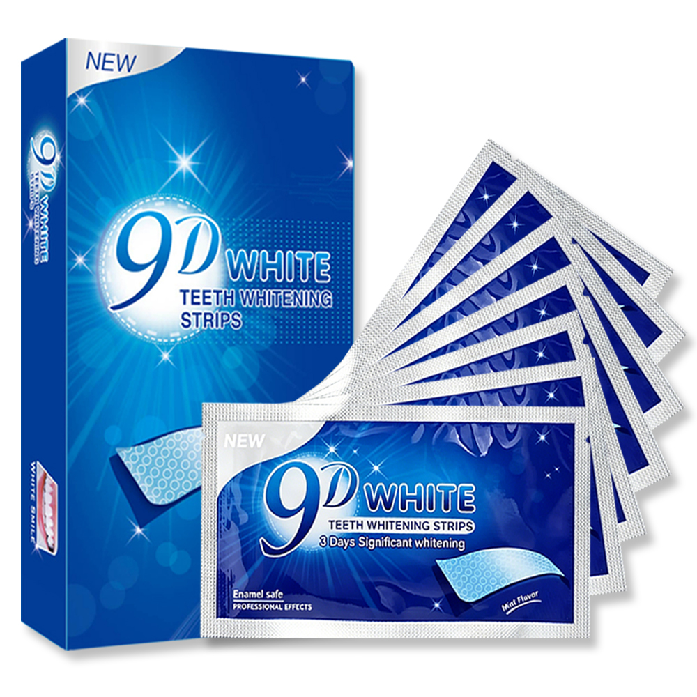 9D White Teeth Whitening Strip - огляд і ціна Teeth Whitening Home Kit