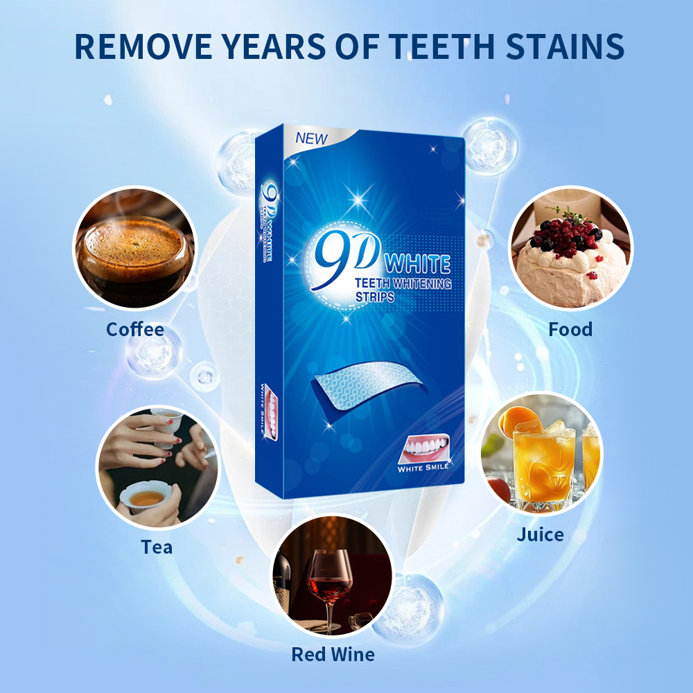 9D White Teeth Whitening Strip - огляд і ціна Teeth Whitening Home Kit