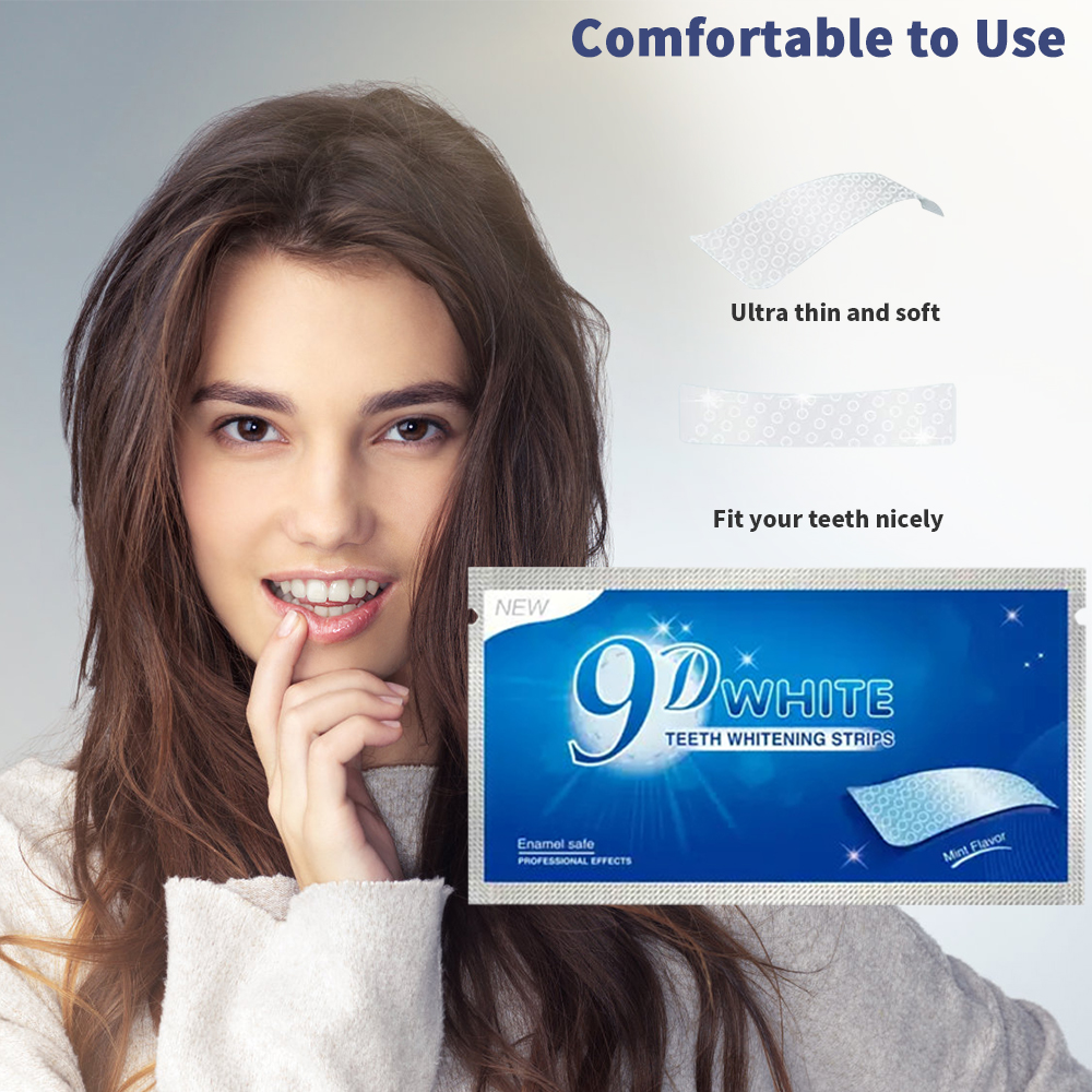 9D White Teeth Whitening Strip - огляд і ціна Teeth Whitening Home Kit