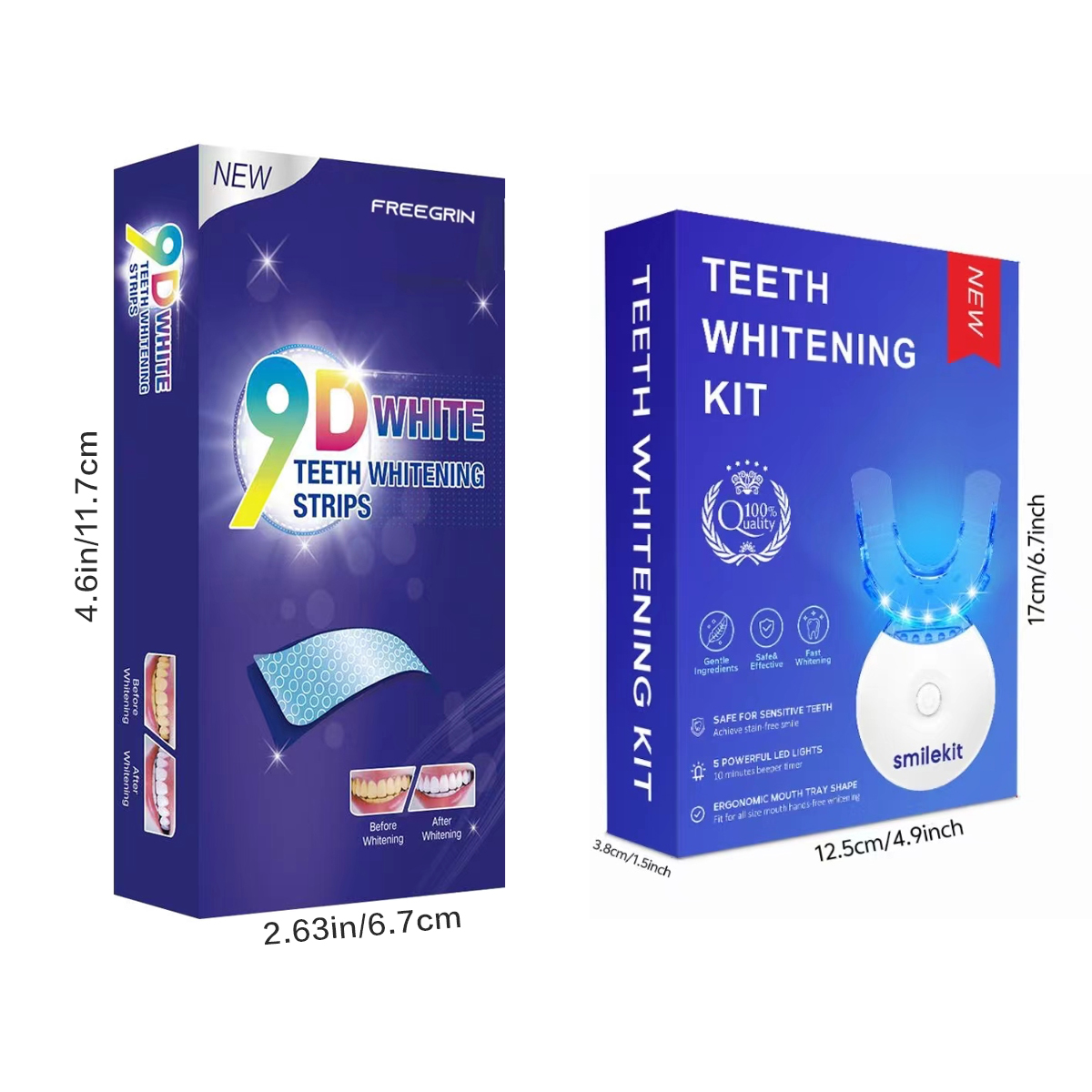 Teeth Whitening Kit - 5X LED L - огляд і ціна Led Mouth Tray