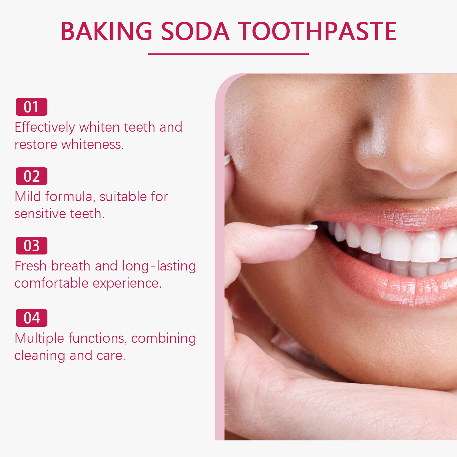 Oralhoe Baking Soda Toothpaste - огляд і ціна Teeth Whitening With Baking Soda