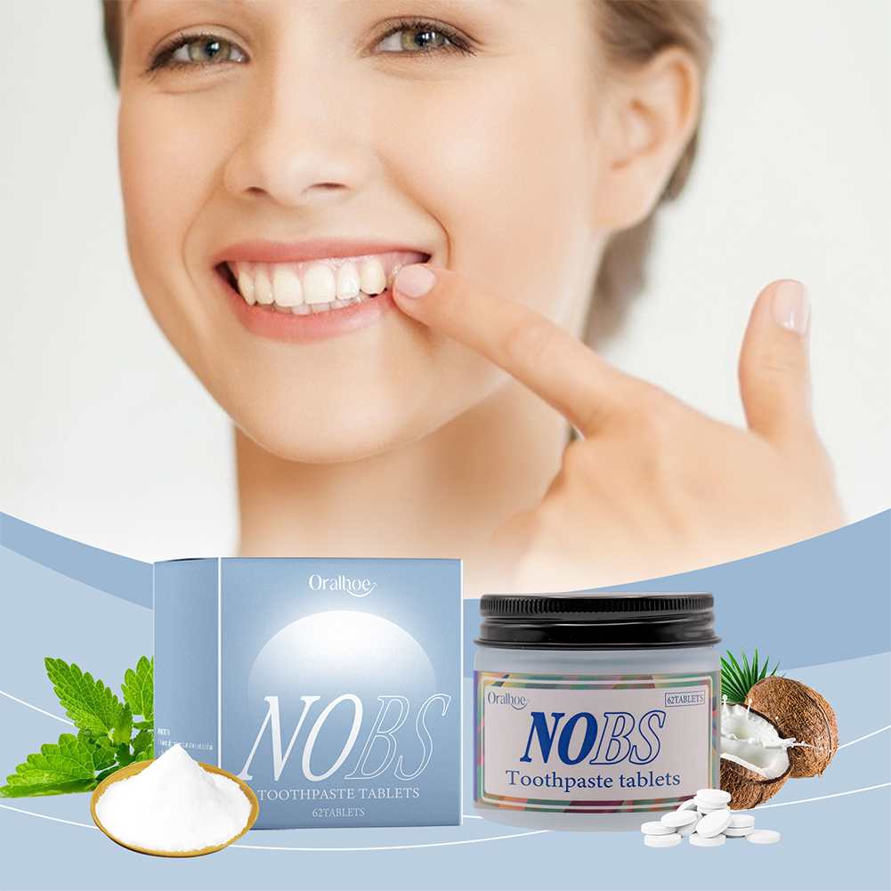 NOBS Toothpaste Tablets - Nano - огляд і ціна Teeth Whitening With Baking Soda
