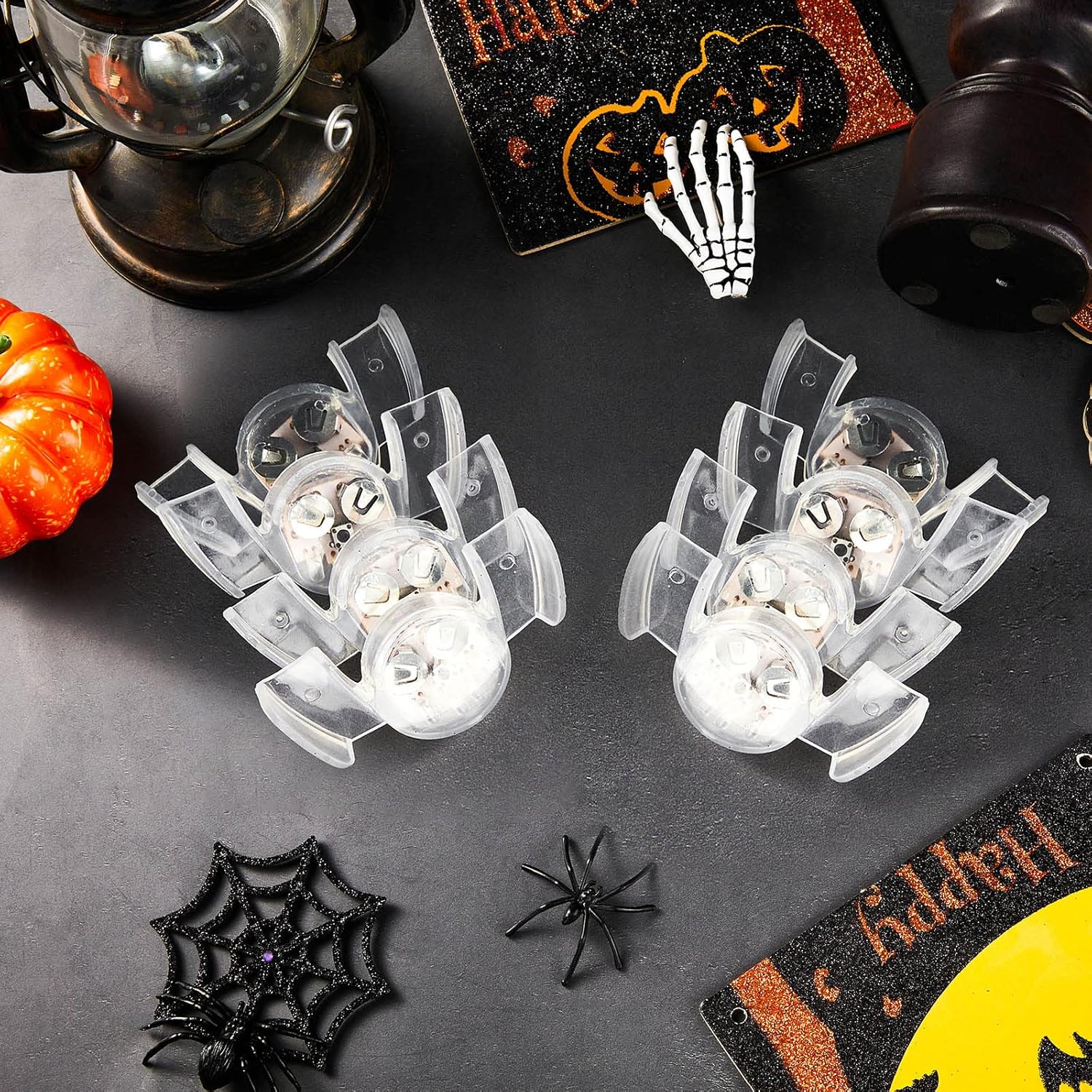 1pcs LED Flashing Mouth Teeth  - огляд і ціна Led Mouth Tray