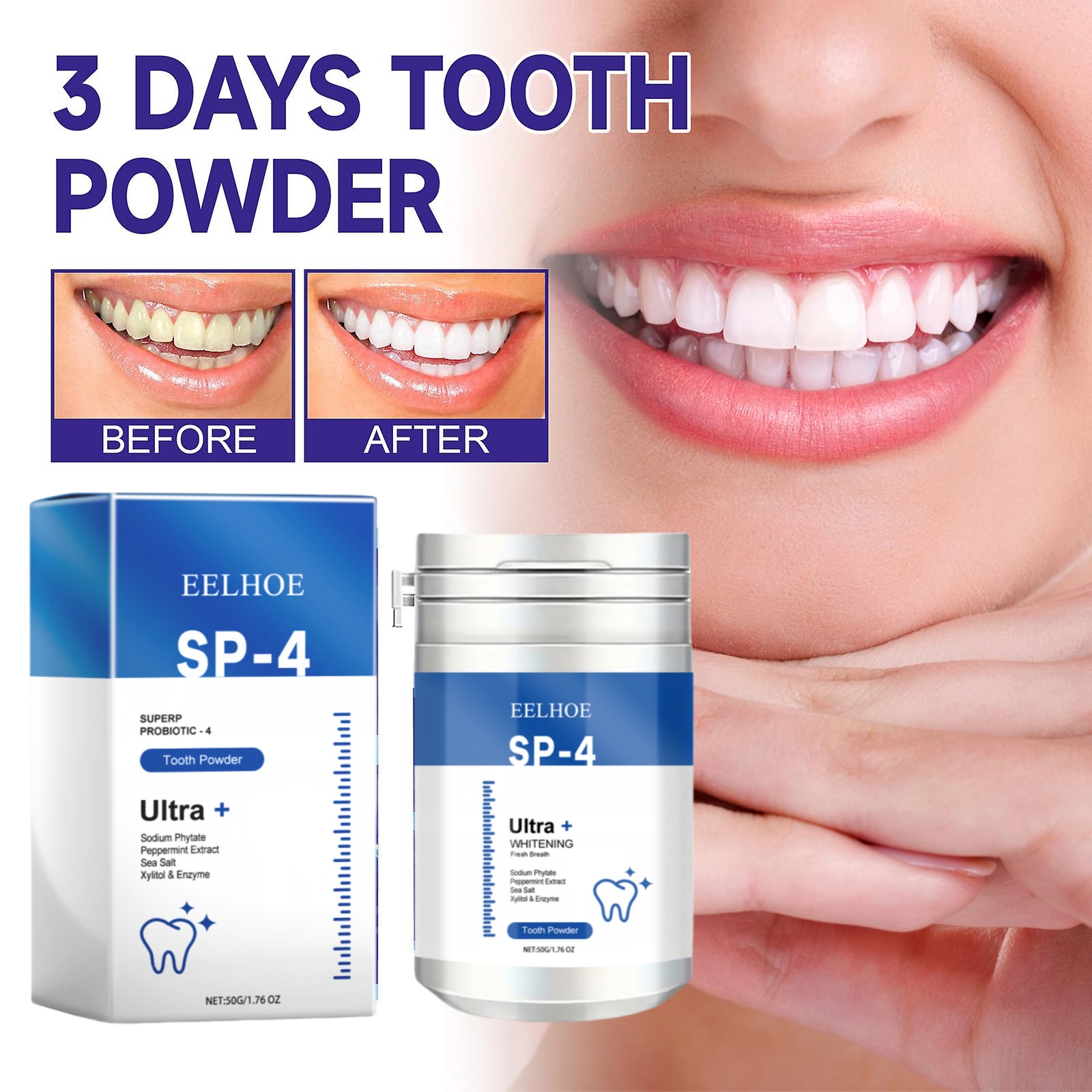 Teeth Whitening Powder Remove  - огляд і ціна Teeth Whitening Xylitol Gum