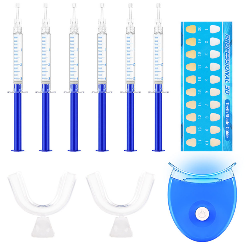 3/6/10 Teeth Whitening Kit Gel - огляд і ціна Led Mouth Tray