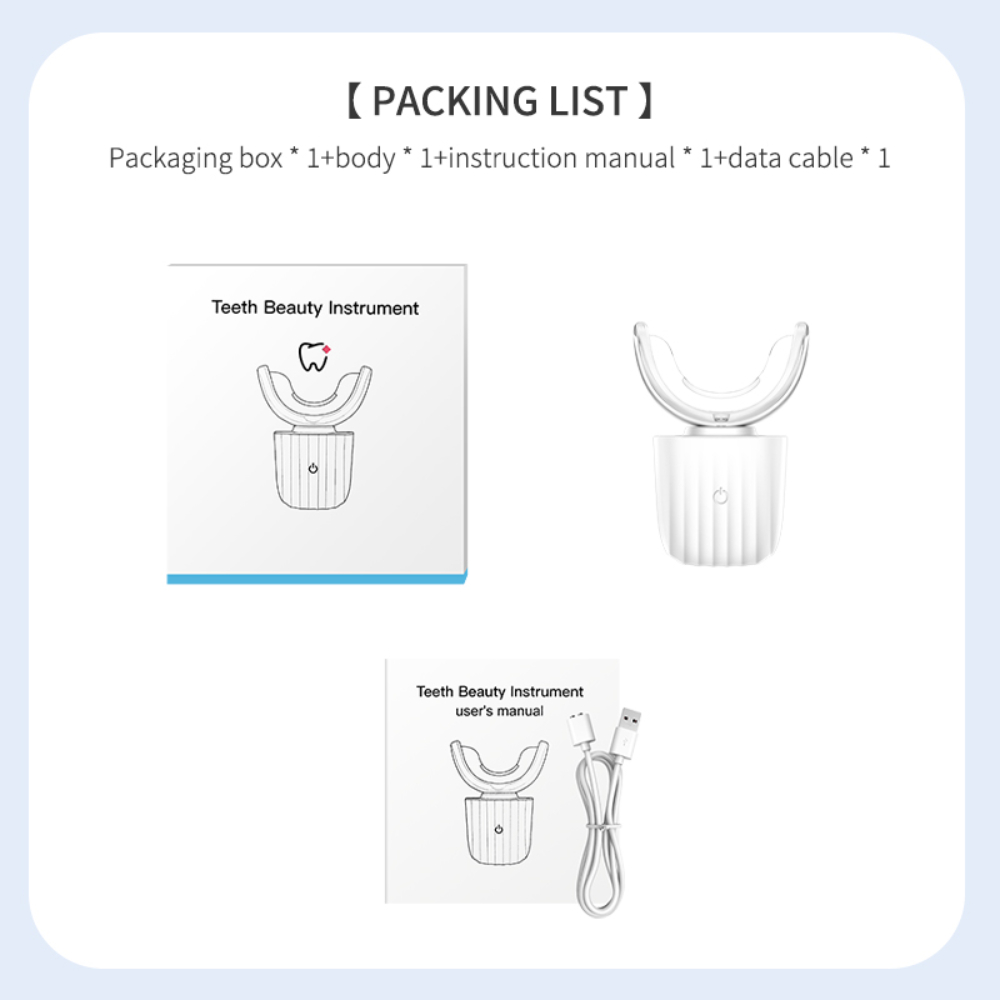 Cold Blue Light Teeth Whitenin - огляд і ціна Teeth Whitening Home Kit
