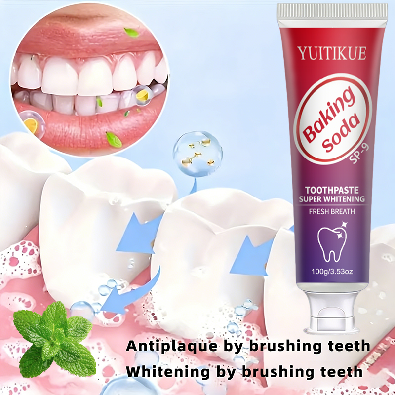 YUITIKUE Baking Soda Toothpast - огляд і ціна Teeth Whitening With Baking Soda