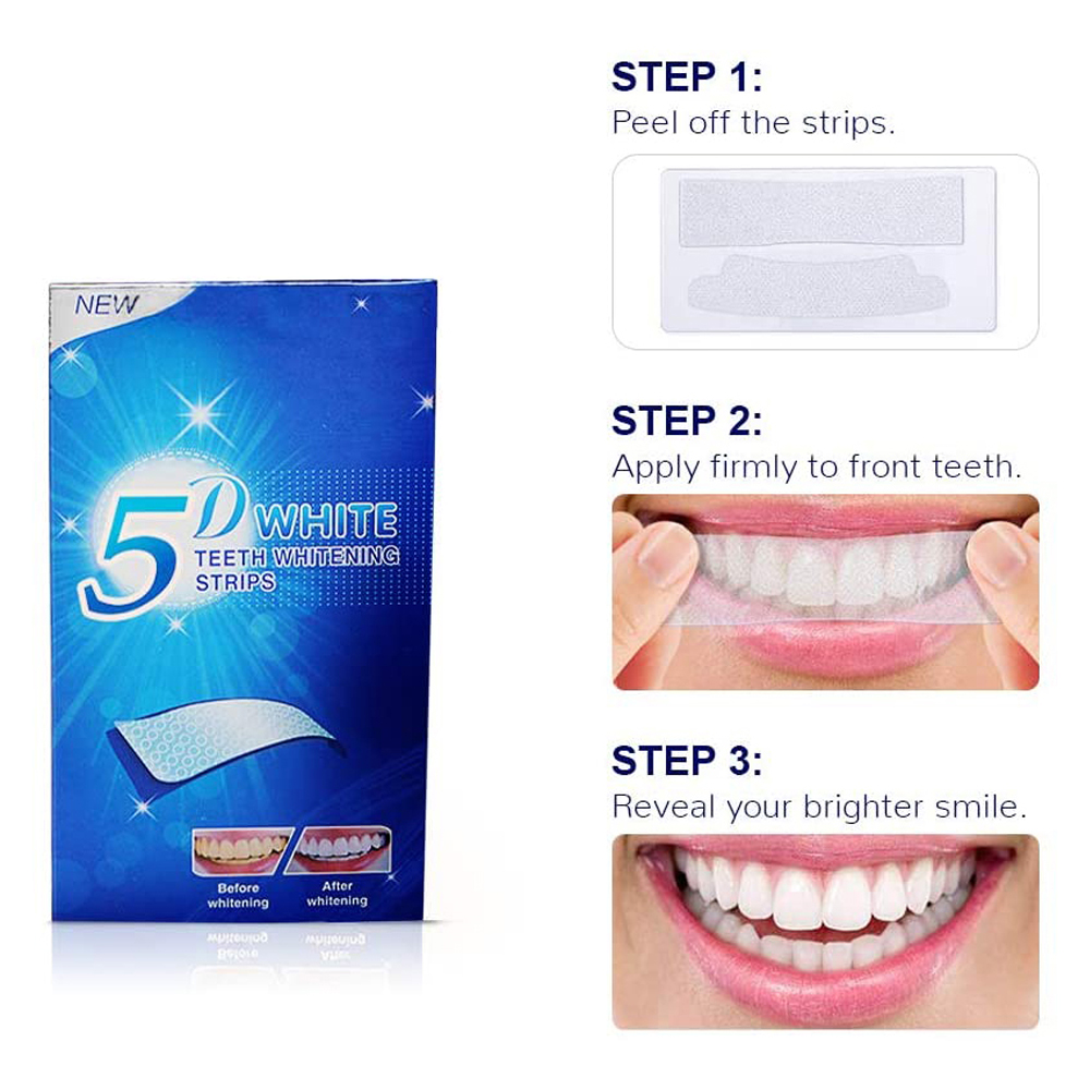 5D White Teeth Whitening Strip - огляд і ціна Teeth Whitening Gel Pen