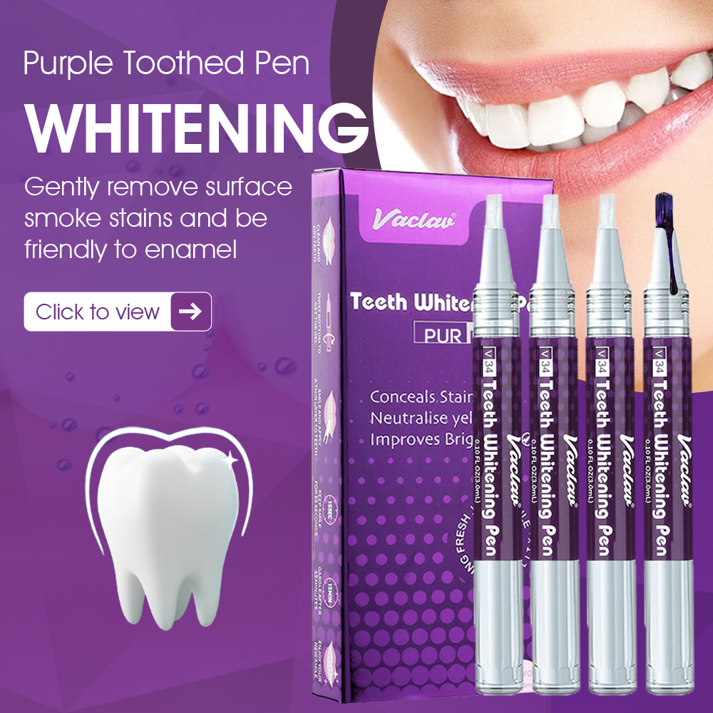 Vaclav V34 Purple teeth whiten - огляд і ціна Teeth Whitening Gel Pen